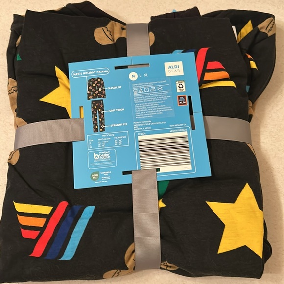 Aldi Gear 2024 Men’s Women’s Ladies Kids Unisex Festive Holiday Pajama Set! 🎄✨🛒🖤 - Picture 6 of 8
